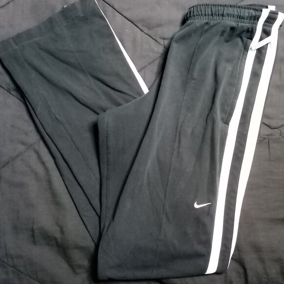 Vintage Nike Dri-Fit Striped Sweatpants Joggers Trainers - Picture 1 of 8